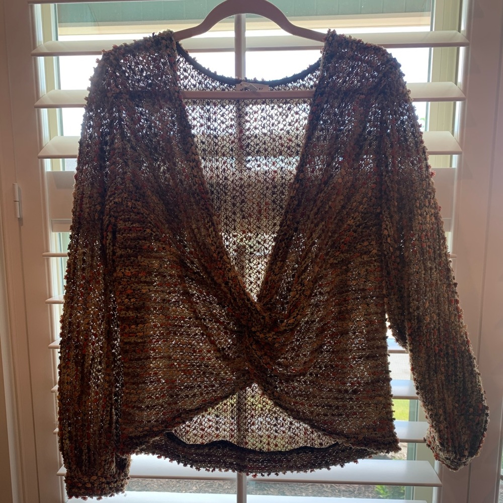 Open front sweater !